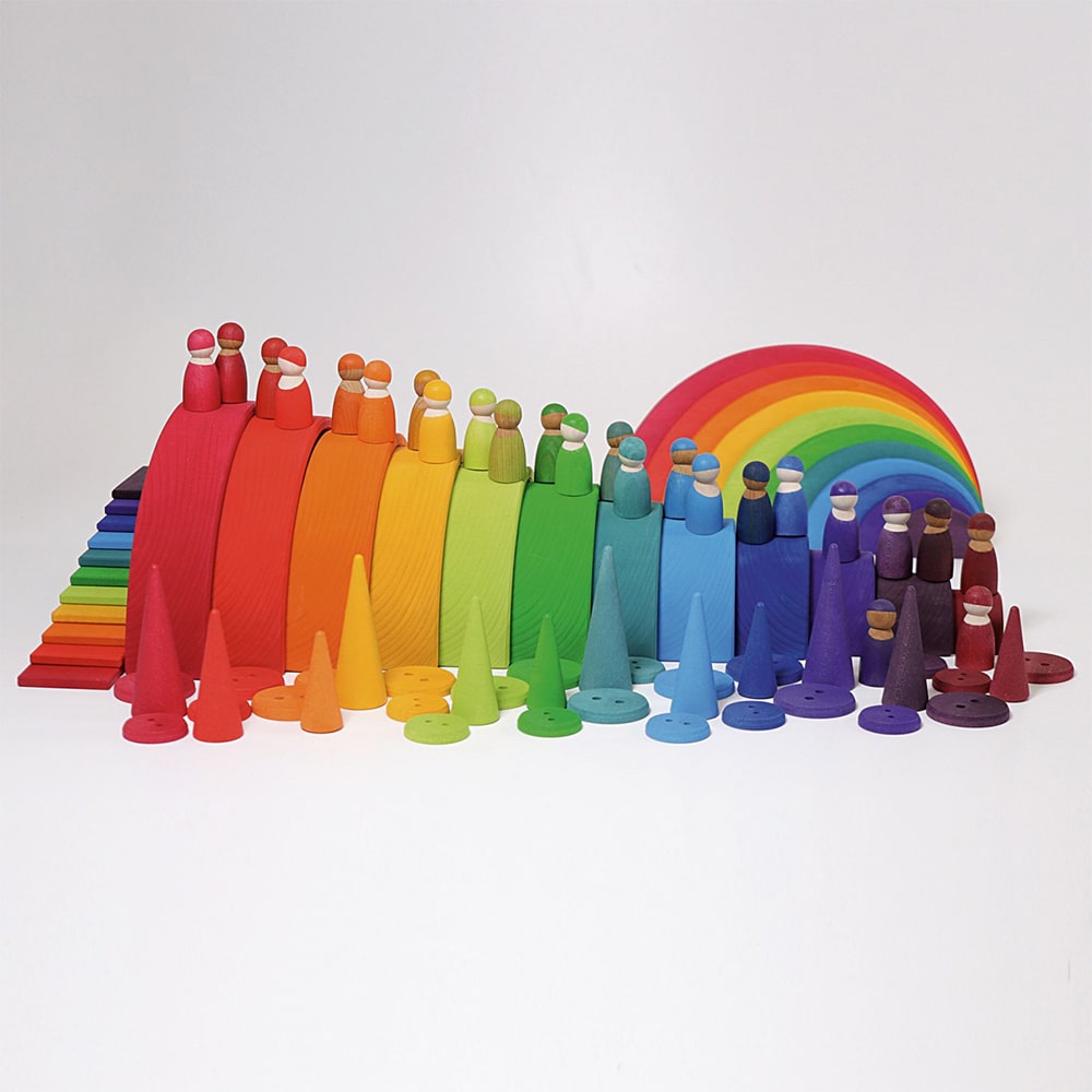 Grimms Houten Bouwplanken Regenboog