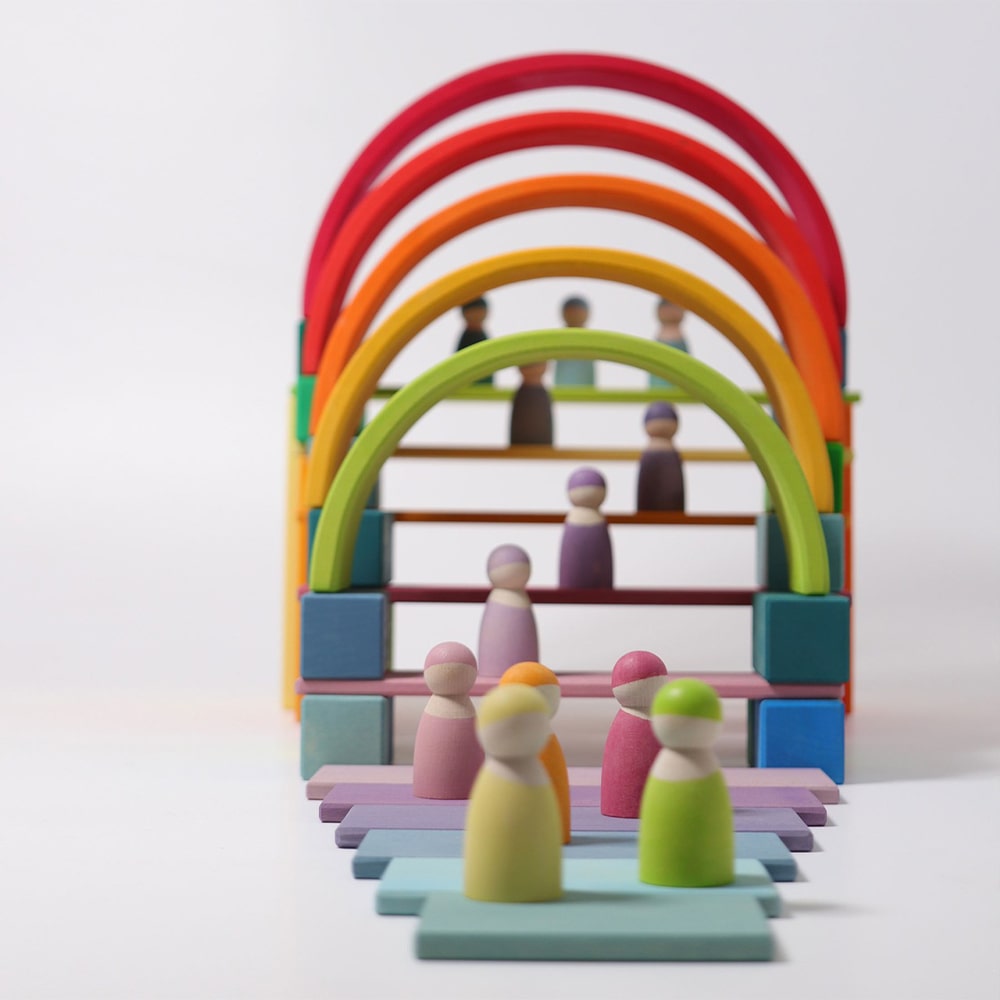 Speelgoedpakket Kinderopvang - Grimms Bouwset Regenboog
