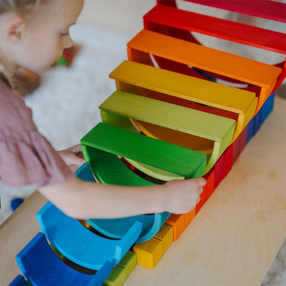 Speelgoedpakket Kinderopvang - Grimms Bouwset Regenboog