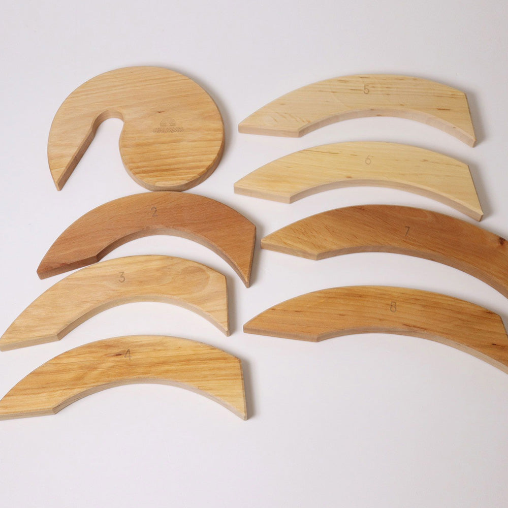 Grimms Verjaardags Advents Spiraal Ø 40cm Naturel Grimms