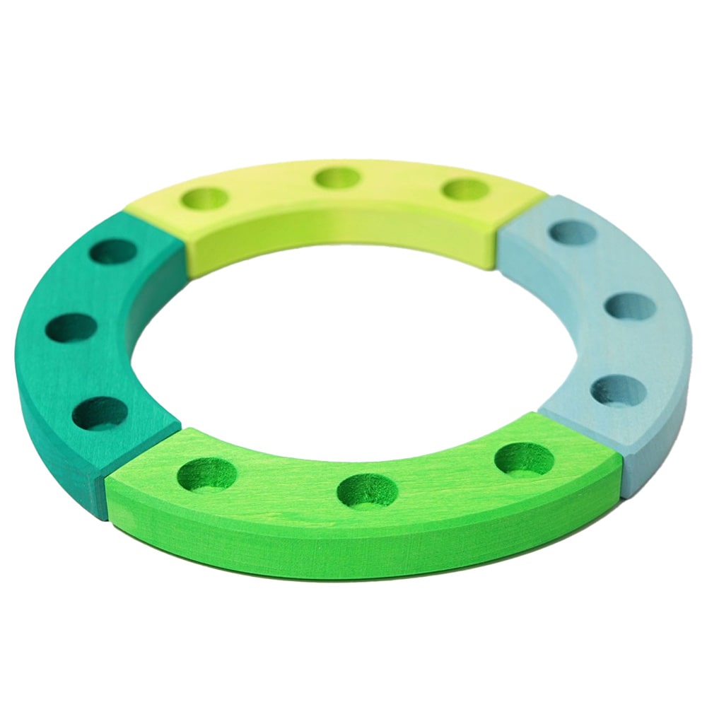 Grimms Verjaardagsring Ø 22cm Groen Turquoise Grimms