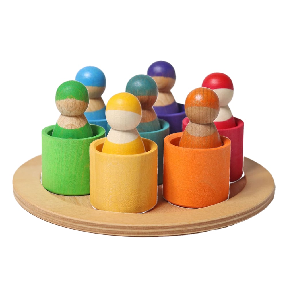 Grimms Zeven Vrienden In Bakjes Regenboog