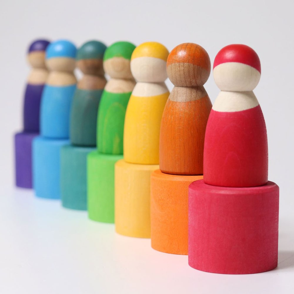 Grimms Zeven Vrienden In Bakjes Regenboog