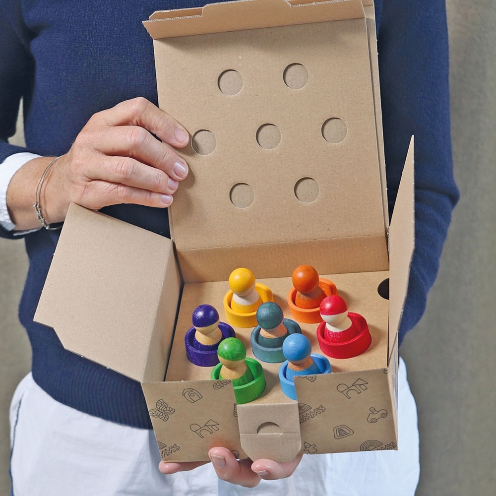Grimms Zeven Vrienden In Bakjes Regenboog