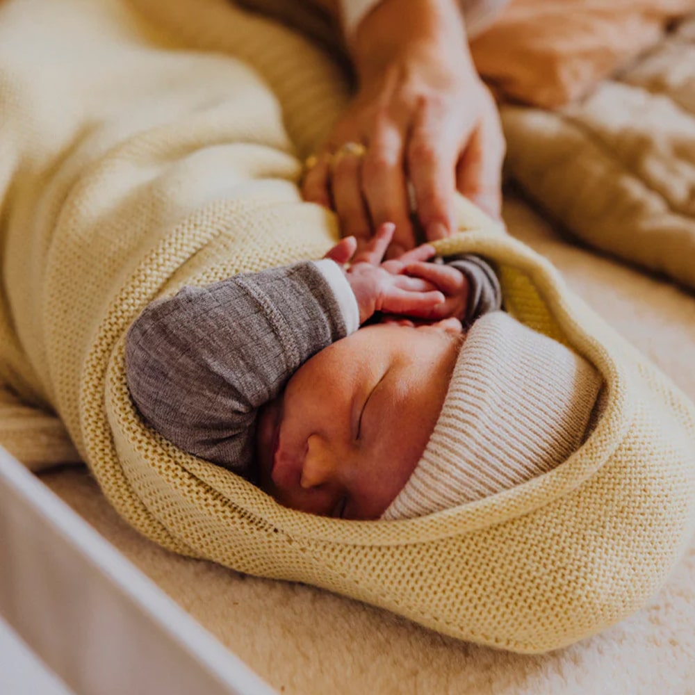 Hvid Cocoon 100% Merinowol