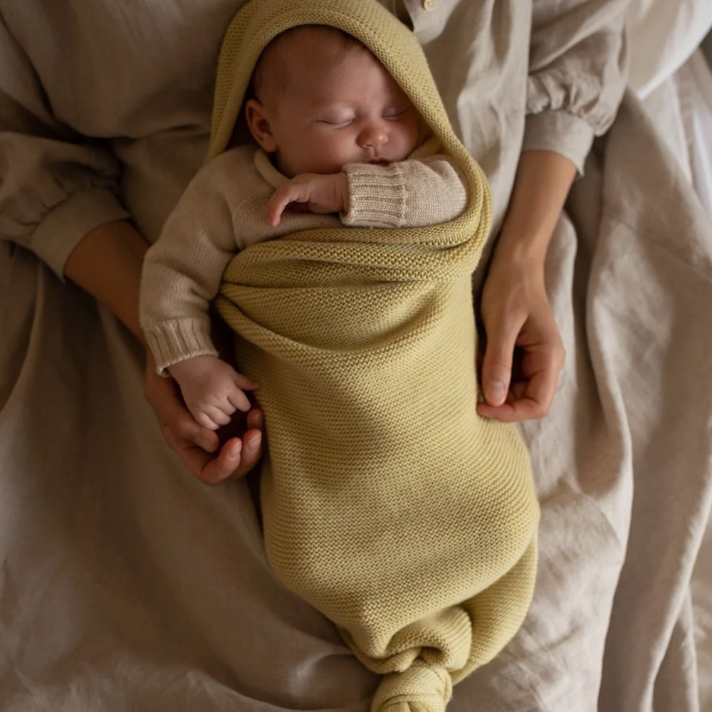 Hvid Cocoon 100% Merinowol