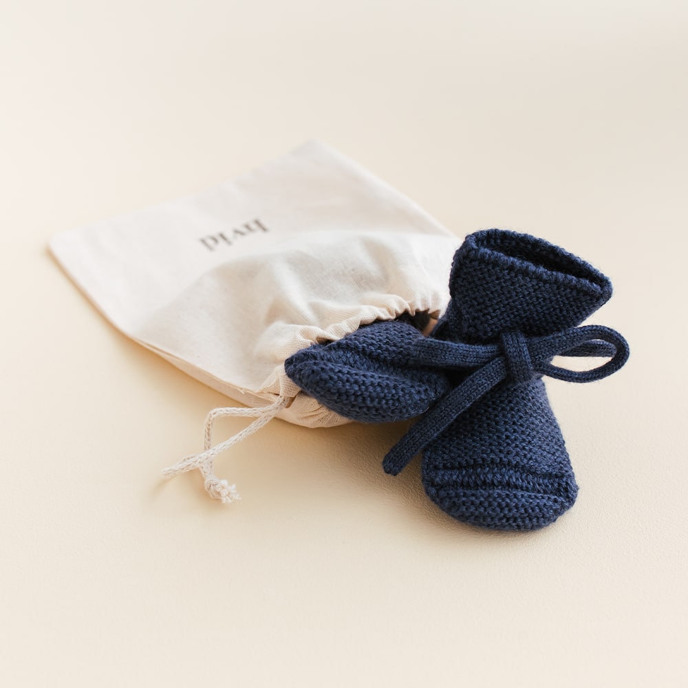 Hvid Slofjes - Blue Hvid