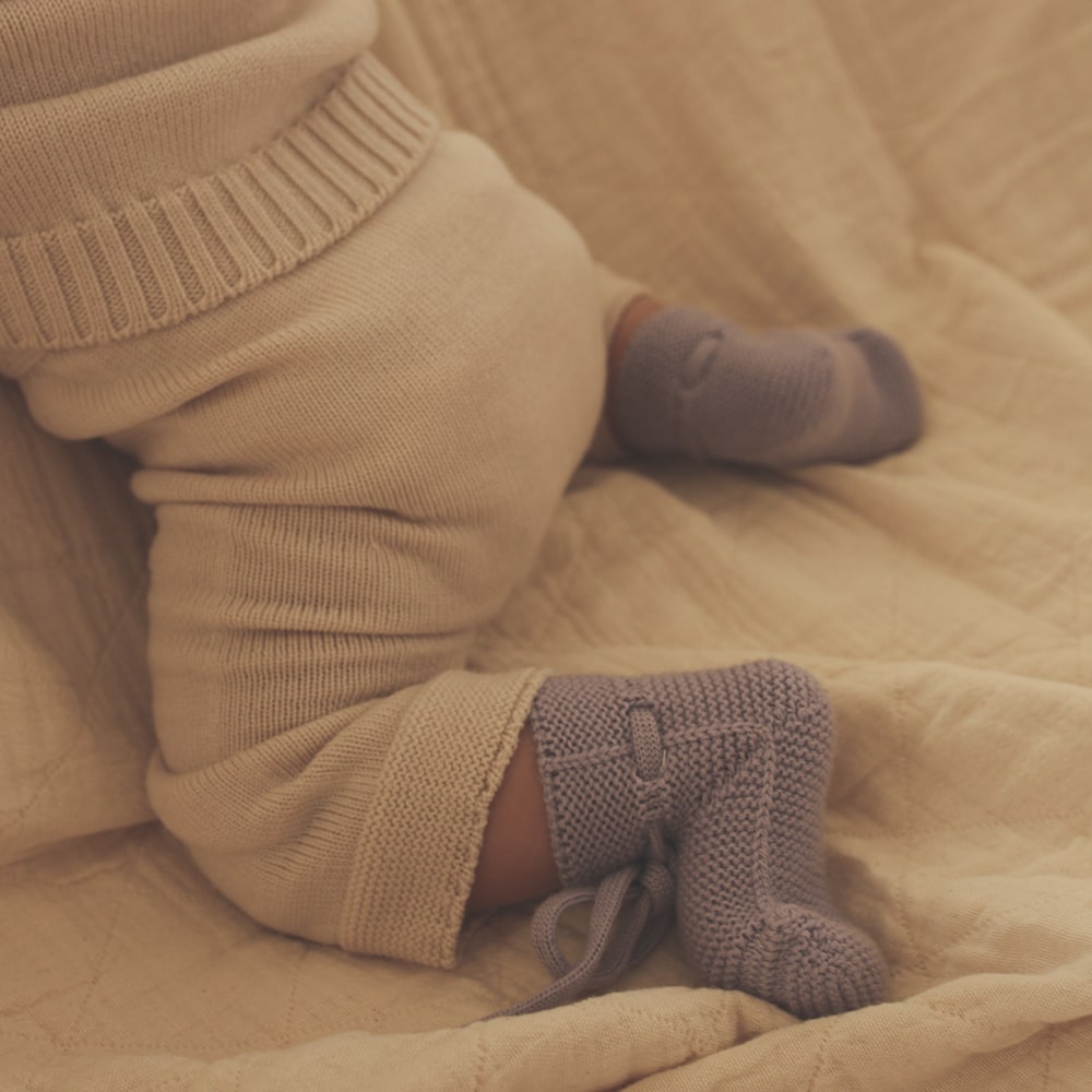 Hvid Slofjes - Lilac Hvid