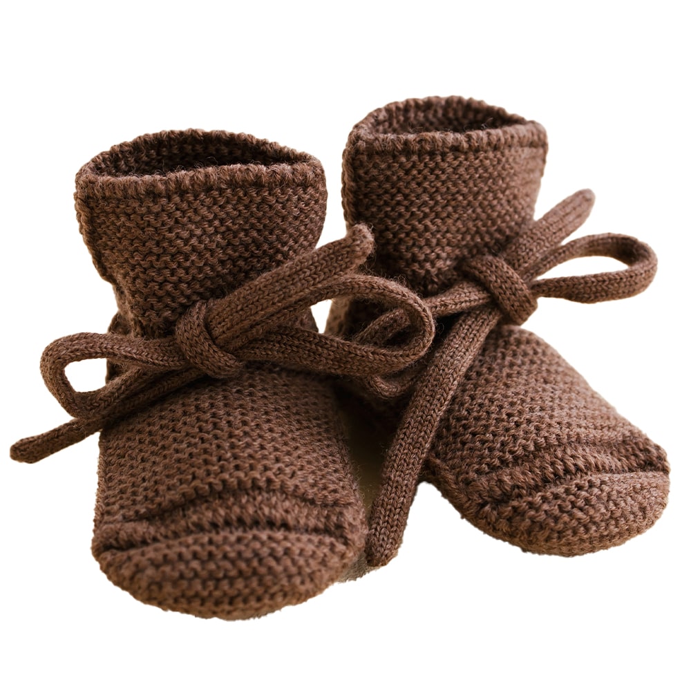 Hvid Slofjes - Mocha Hvid