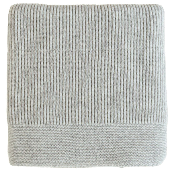 Hvid Wollen Deken Gaston 100 x 140 cm - Soft Grey