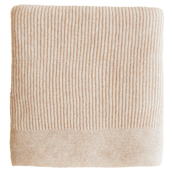 Hvid Wollen Deken Gaston 100 x 140 cm- Soft Beige Hvid