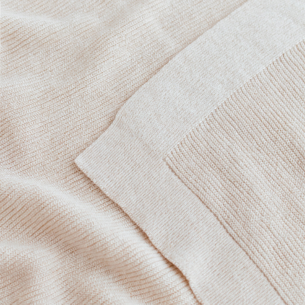 Hvid Wollen Deken Gust 70 x 95 cm - Cream Hvid