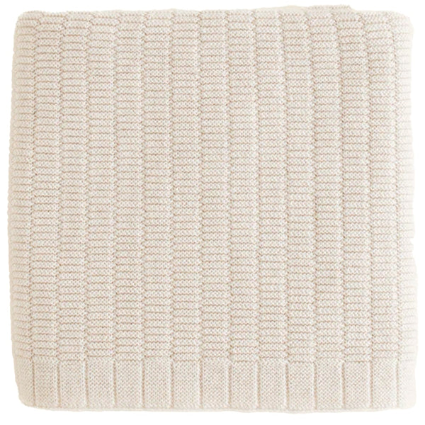 Hvid Wollen Deken Ida 70 x 95 cm - Cream