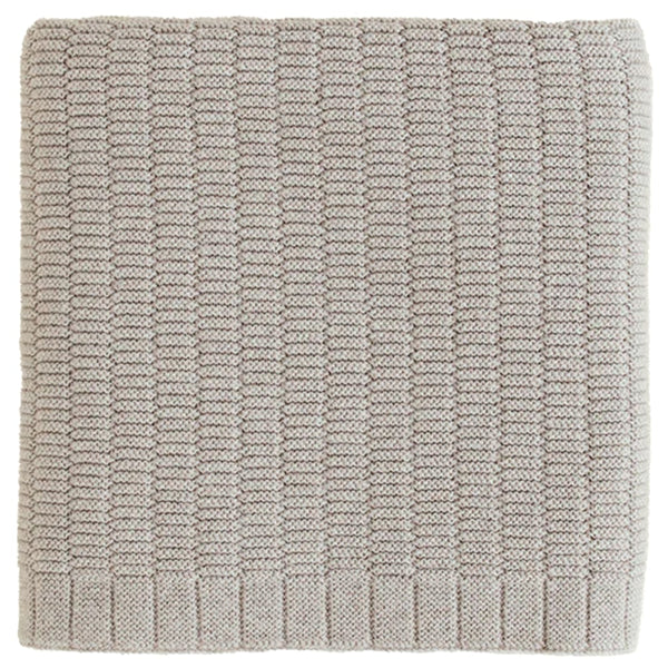 Hvid Wollen Deken Ida 70 x 95 cm - Pebble