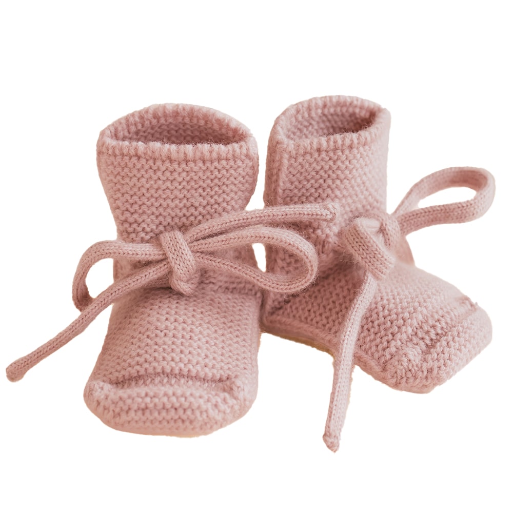 Hvid Baby Slippers 100% Merino wool