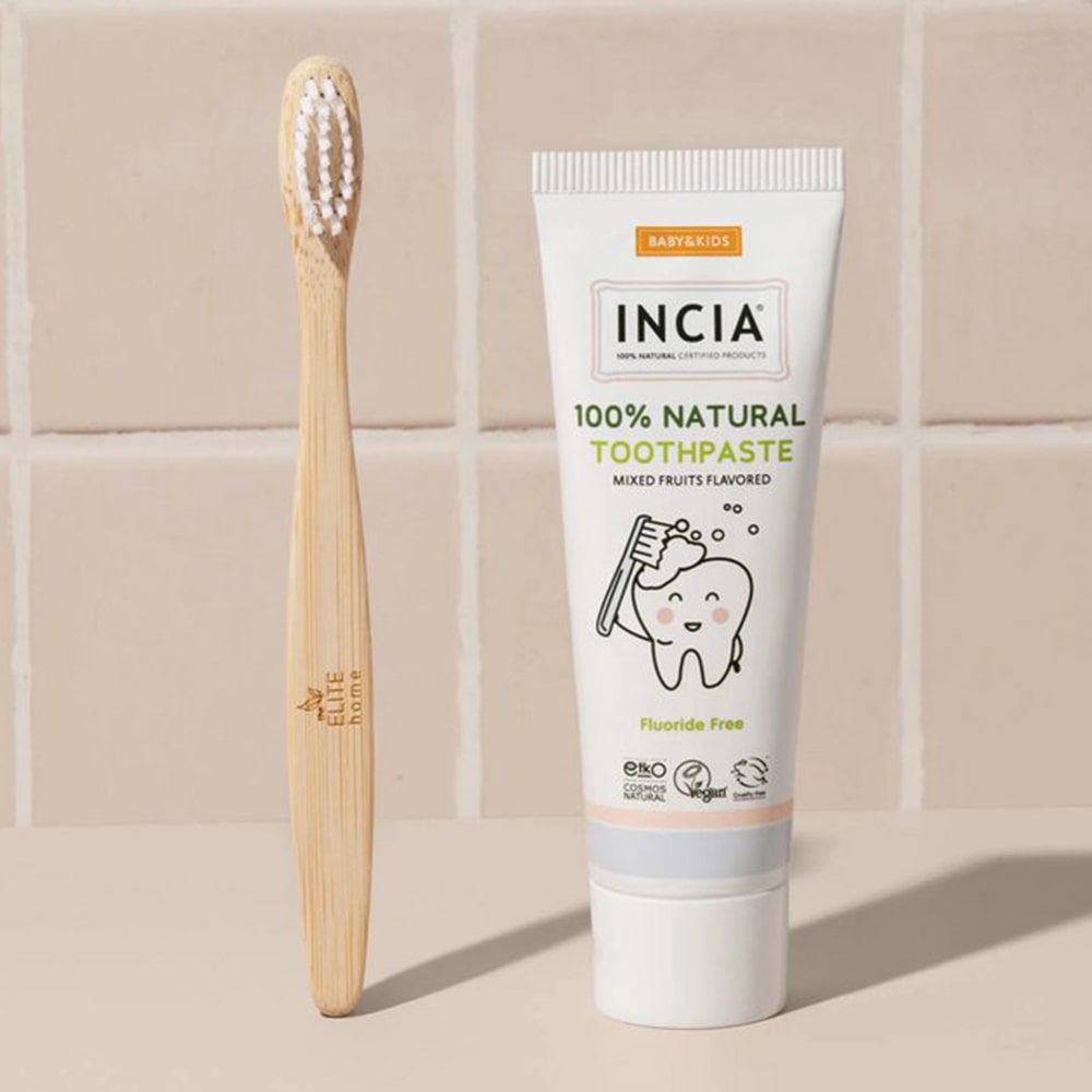 Incia 100% Natuurlijke Tandpasta Voor Baby's En Kinderen (Zonder Fluoride)