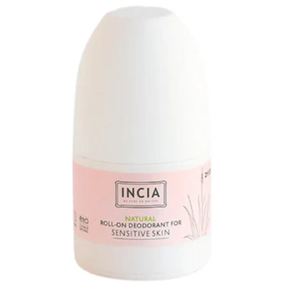 Incia 100% Natural Roll-On Deodorant For Sensitive Skin Incia