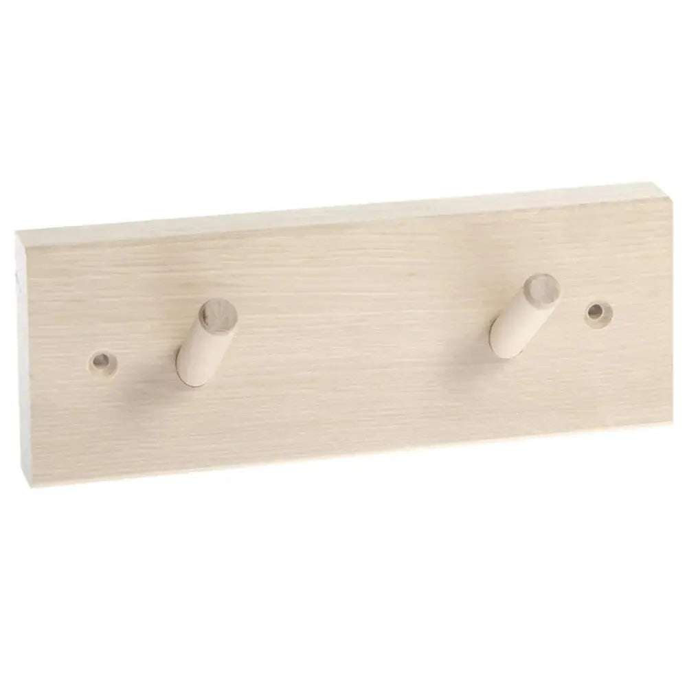 Iris Hantverk Houten Kapstok Met 2 Haken Iris Hantverk