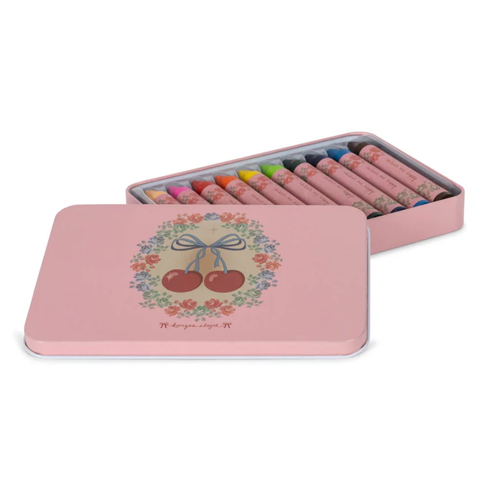Konges Slojd Bijenwaskrijtjes 10 Stuks - Cherry Bow Konges Slojd