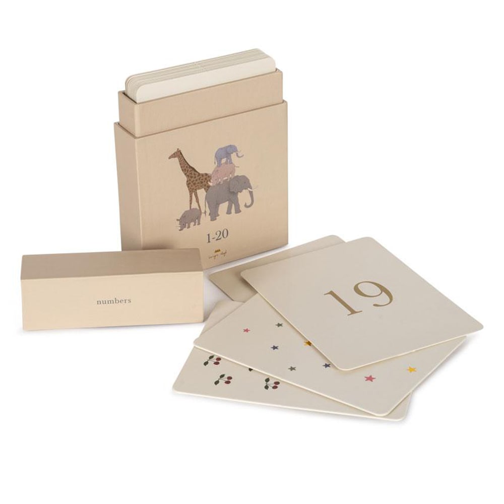 Konges Slojd Kartonnen Leerkaarten - Numbers Konges Slojd