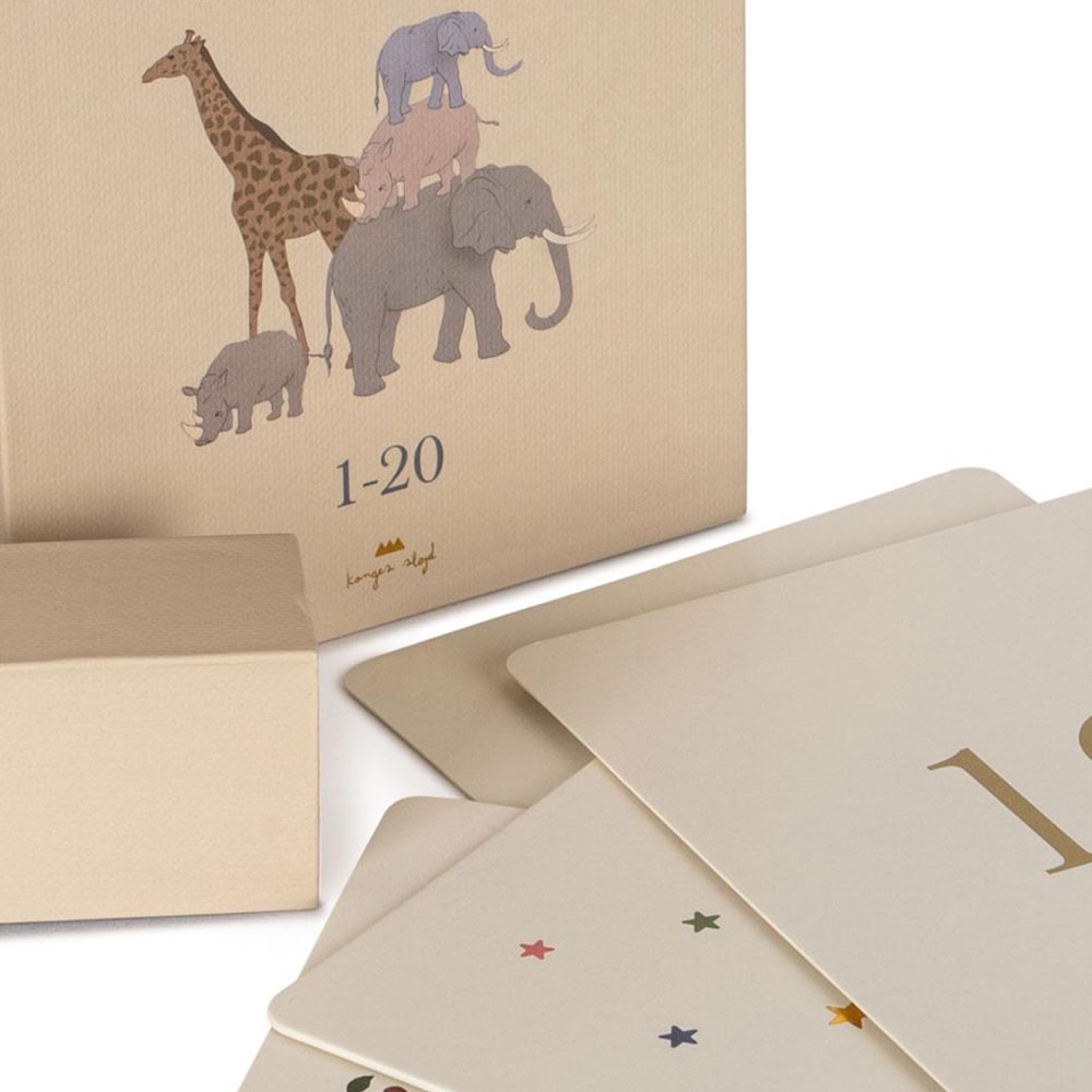 Konges Slojd Kartonnen Leerkaarten - Numbers Konges Slojd