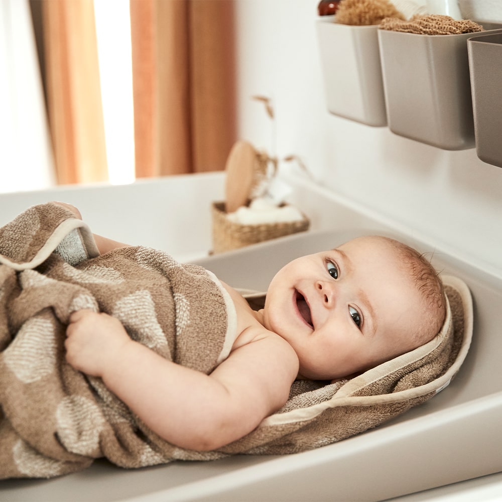 Leander Badcape Hoodie - Cappuccino Leander