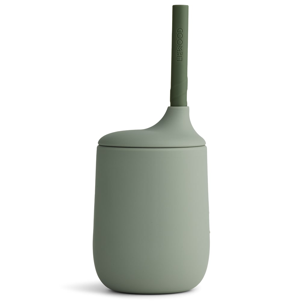 Liewood Ellis Drinkbeker Met Rietje - Faune Green / Hunter Green Mix Liewood