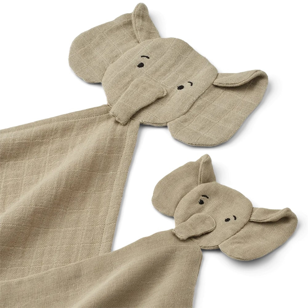 Liewood Alya Elephant Cuddle Cloth Set - Mist Liewood