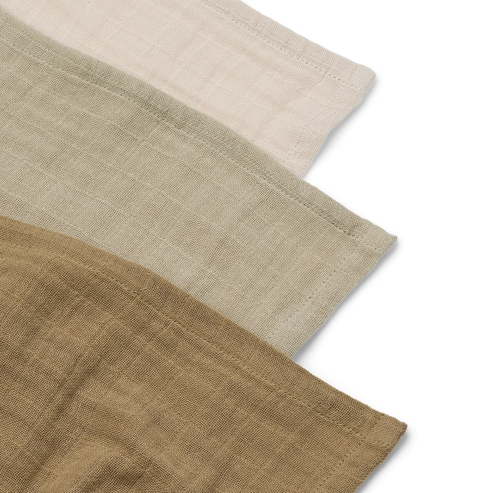 Liewood Hydrofiele Doeken Lewis 3 Stuks - Sandy Mix Liewood