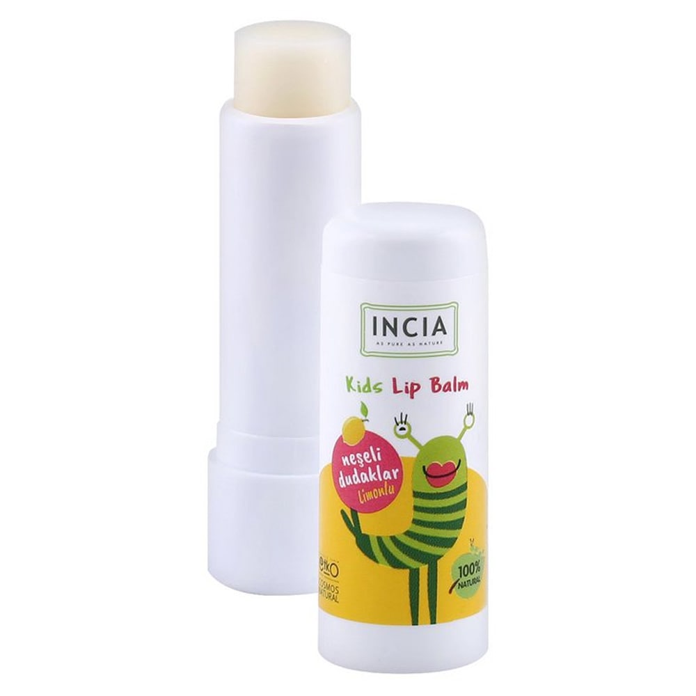 Incia Natuurlijke Lippenbalsem Kids Citroen 6 gr Incia