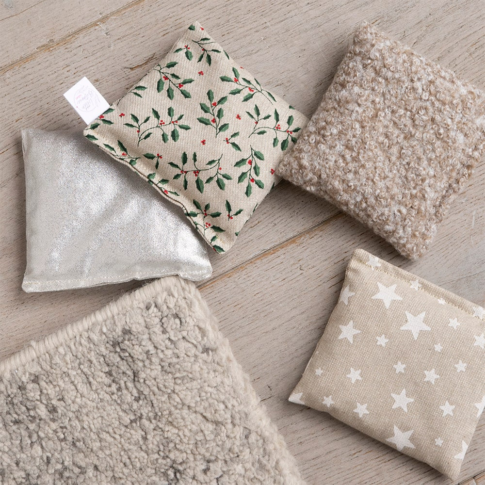 Little Botanic Sensorische Pittenzakjes 4 Stuks - Christmas Edition Little Botanic Label