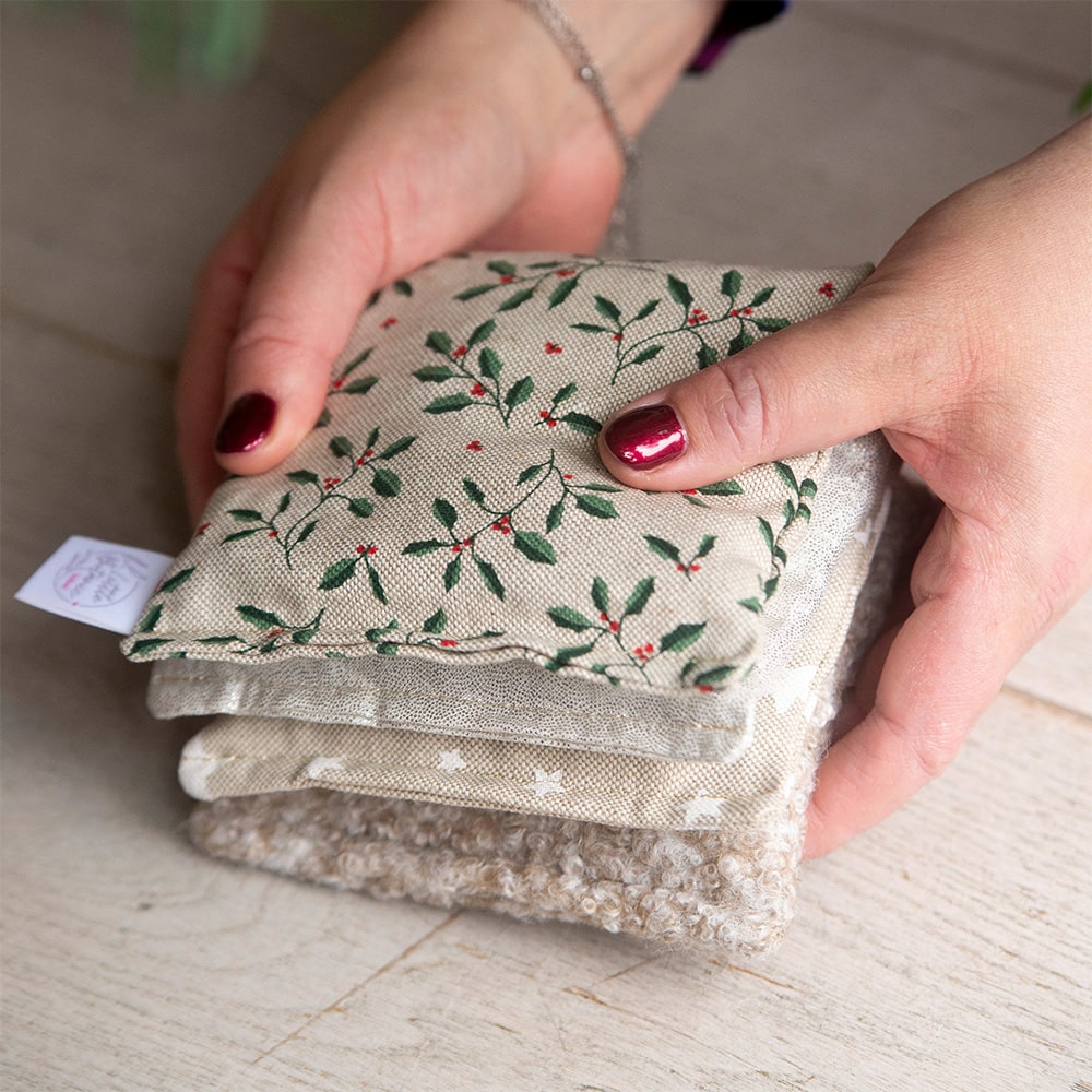 Little Botanic Sensorische Pittenzakjes 4 Stuks - Christmas Edition Little Botanic Label