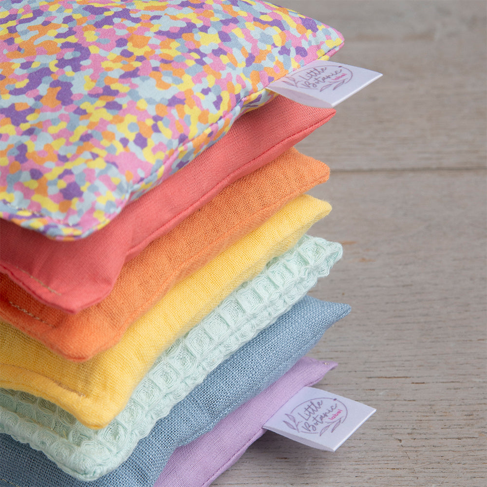 Little Botanic Sensorische Pittenzakjes 7 Stuks - Pastel Confetti Little Botanic Label