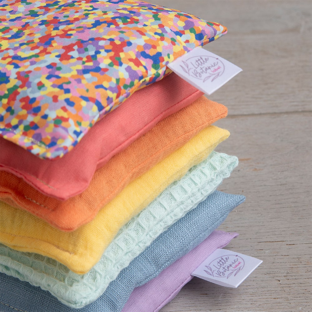 Little Botanic Sensorische Pittenzakjes 7 Stuks - Pastel Super Confetti Little Botanic Label
