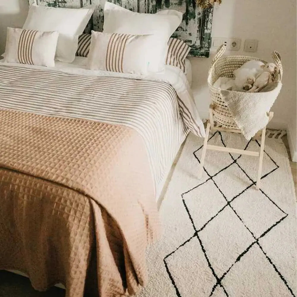 Lorena Canals Vloerkleed Bereber beige 80x230 Lorena Canals
