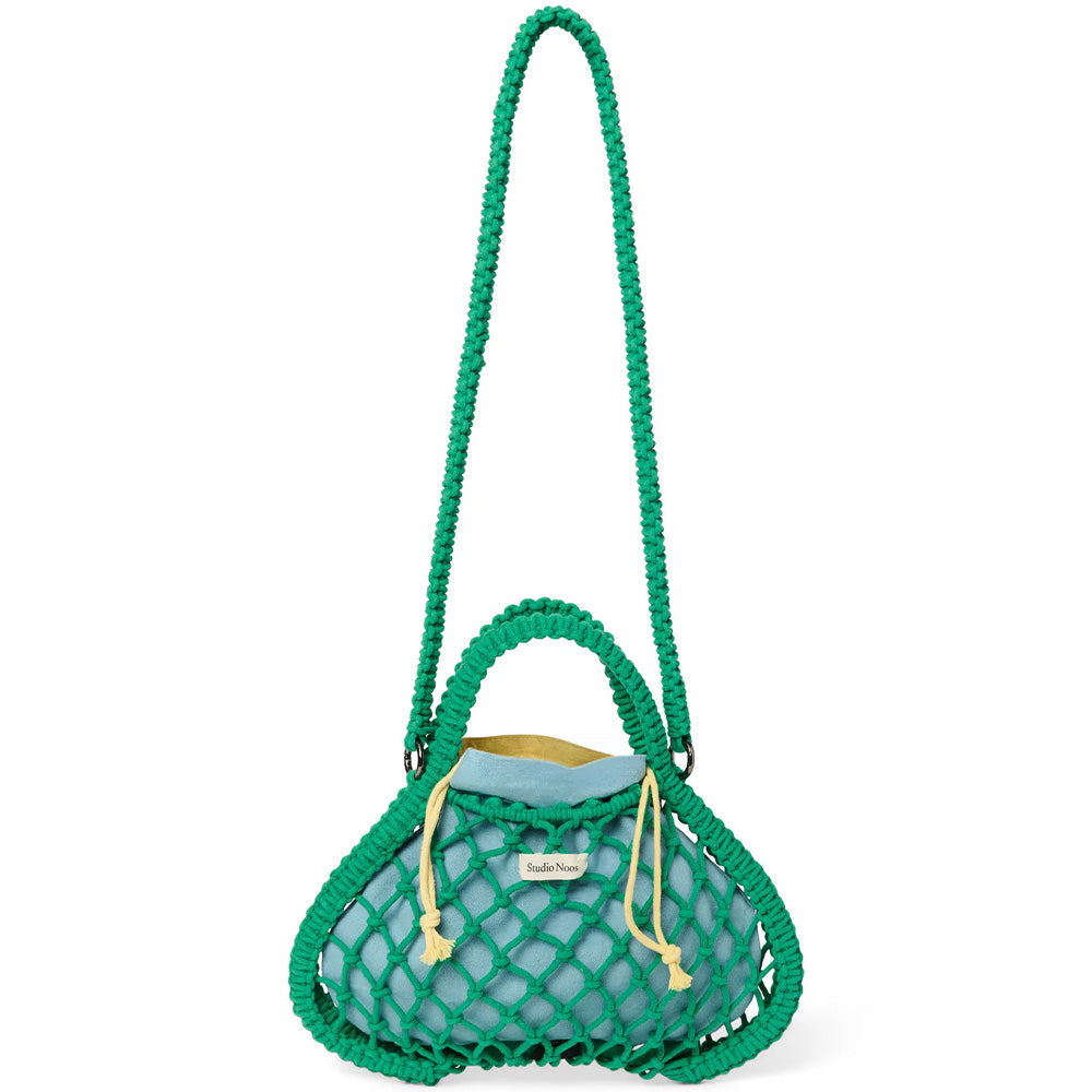 Studio Noos - Groene Macramé Mini Handtas