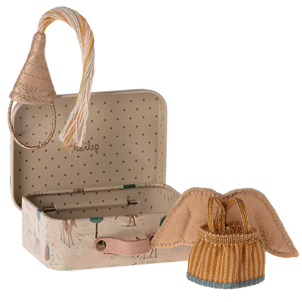 Maileg Feeën Kleding in Koffer - Kleine Zus Muis Maileg