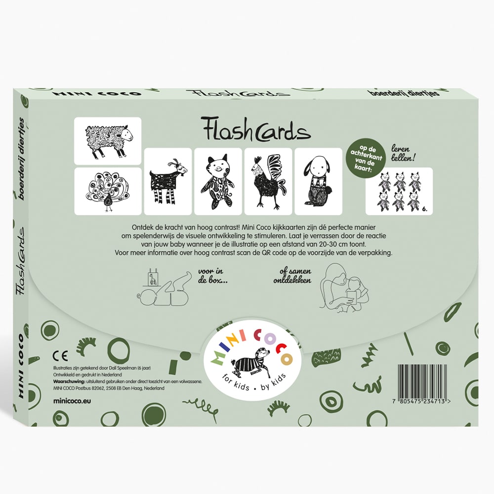 Mini Coco Flash Cards - Farm Mini Coco