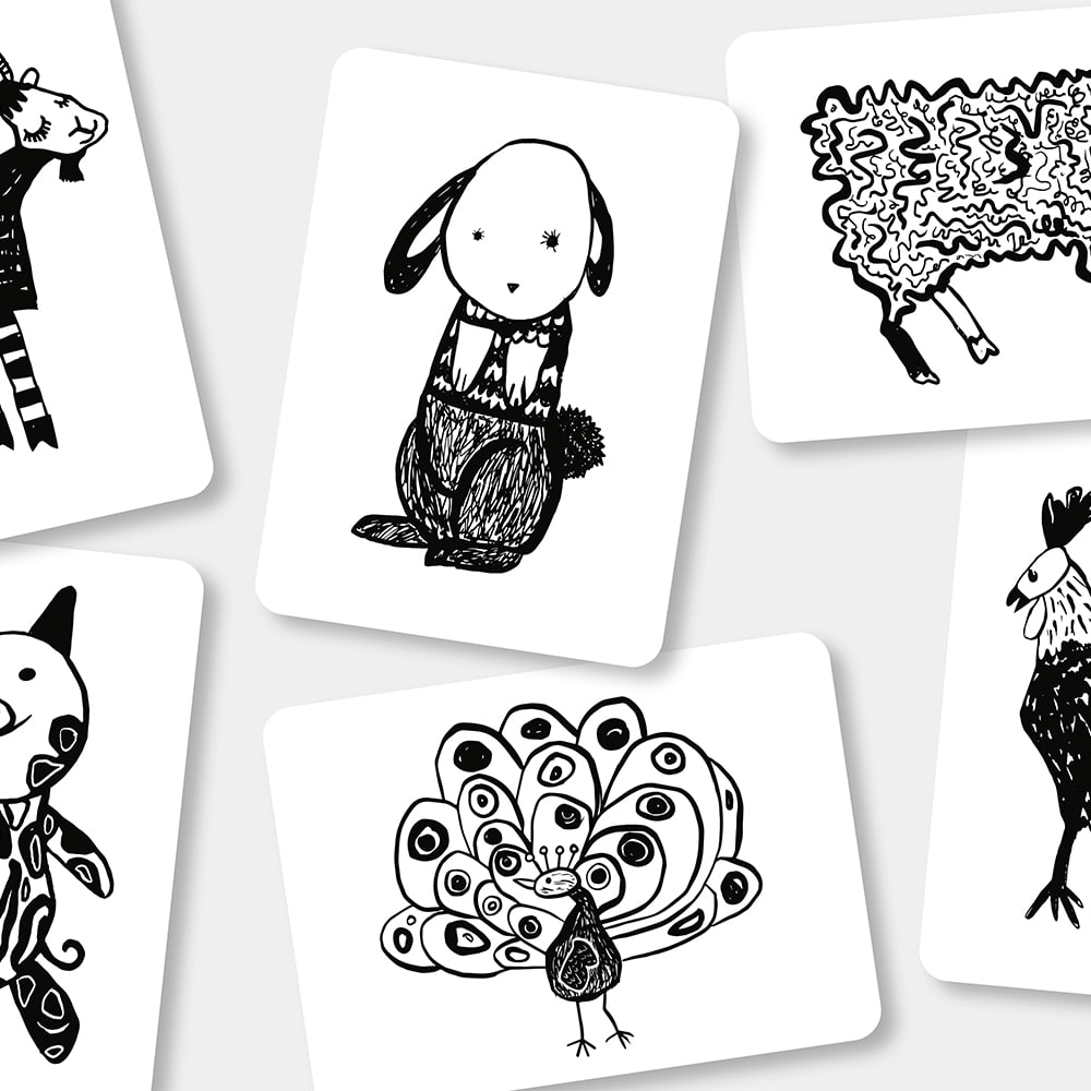 Mini Coco Flash Cards - Farm Mini Coco