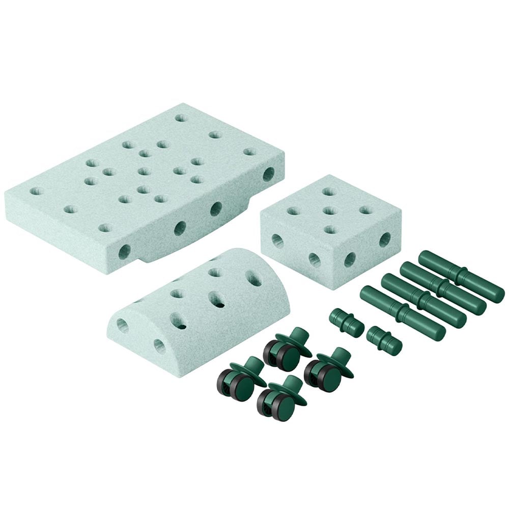 Modu Curiosity Set - Ocean Mint/ Forest Green Modu