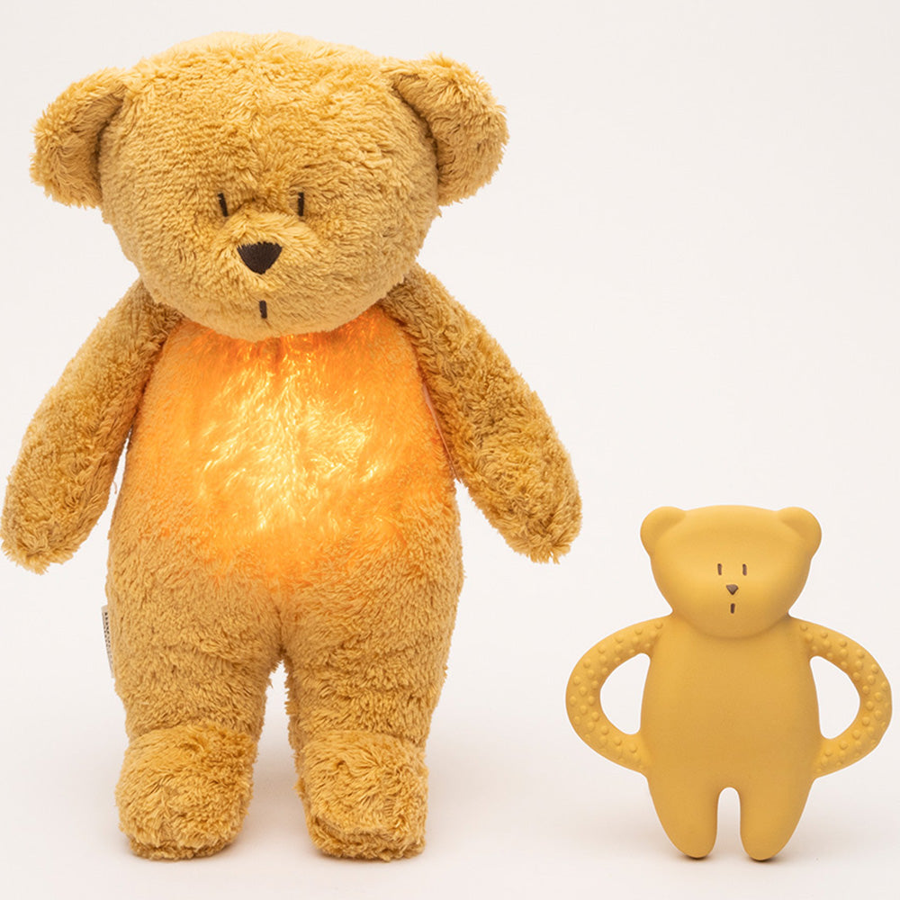 De Moonie Bijtspeeltje Beer - Honey Natur Moonie