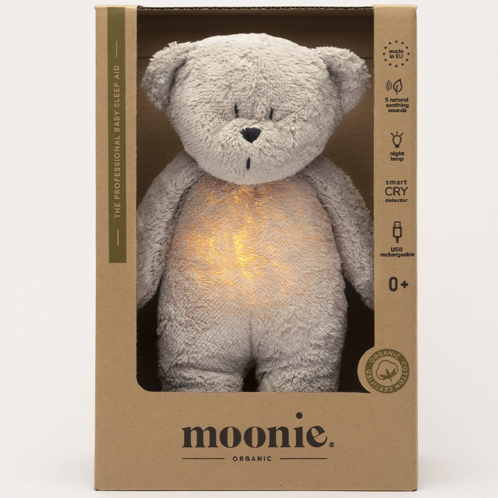 Moonie 2.0 Upgrade Humming Bear - Hartslag, Licht & Smart Cry Detector