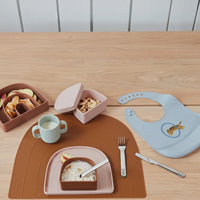 Oyoy Bord en Kommetje - Dusty Blue Clay