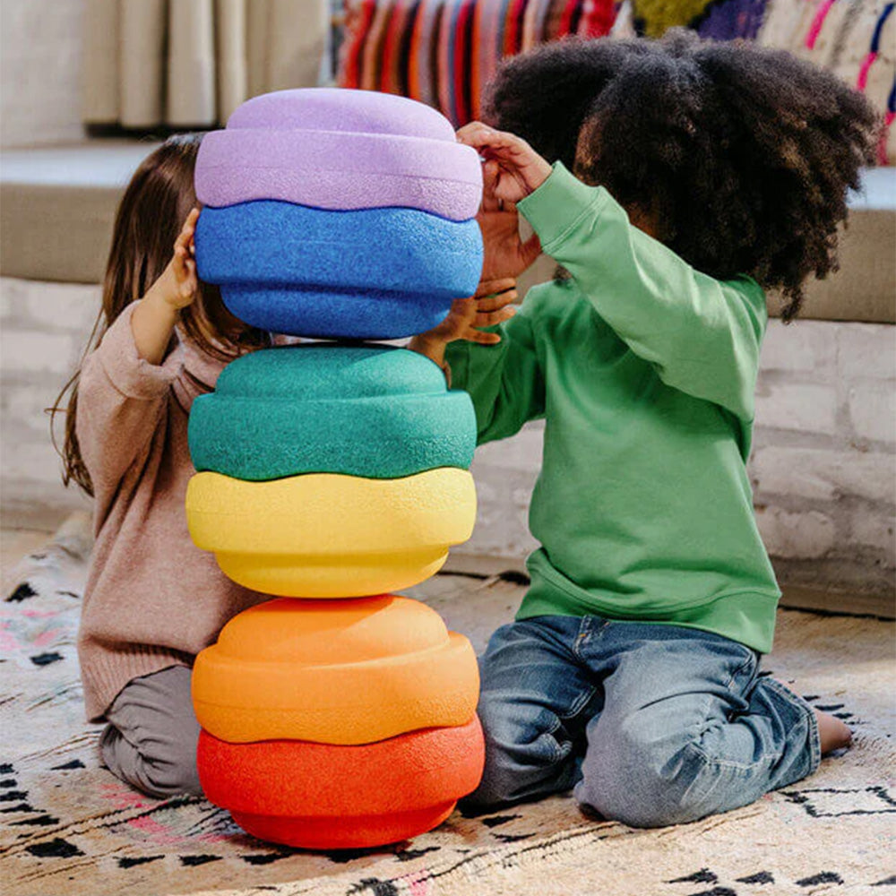 Stapelstein®  Original Rainbow - 6 Stuks