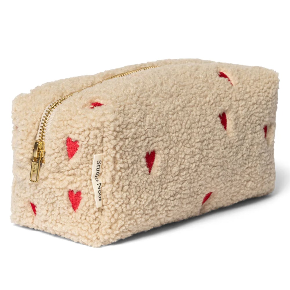 Studio Noos Etui - Ecru Hearts Teddy Studio Noos