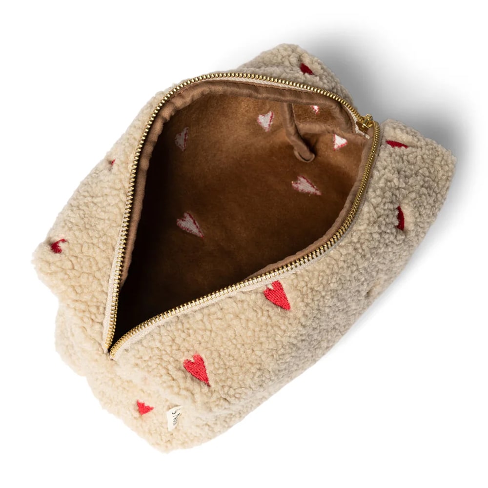 Studio Noos Etui - Ecru Hearts Teddy Studio Noos
