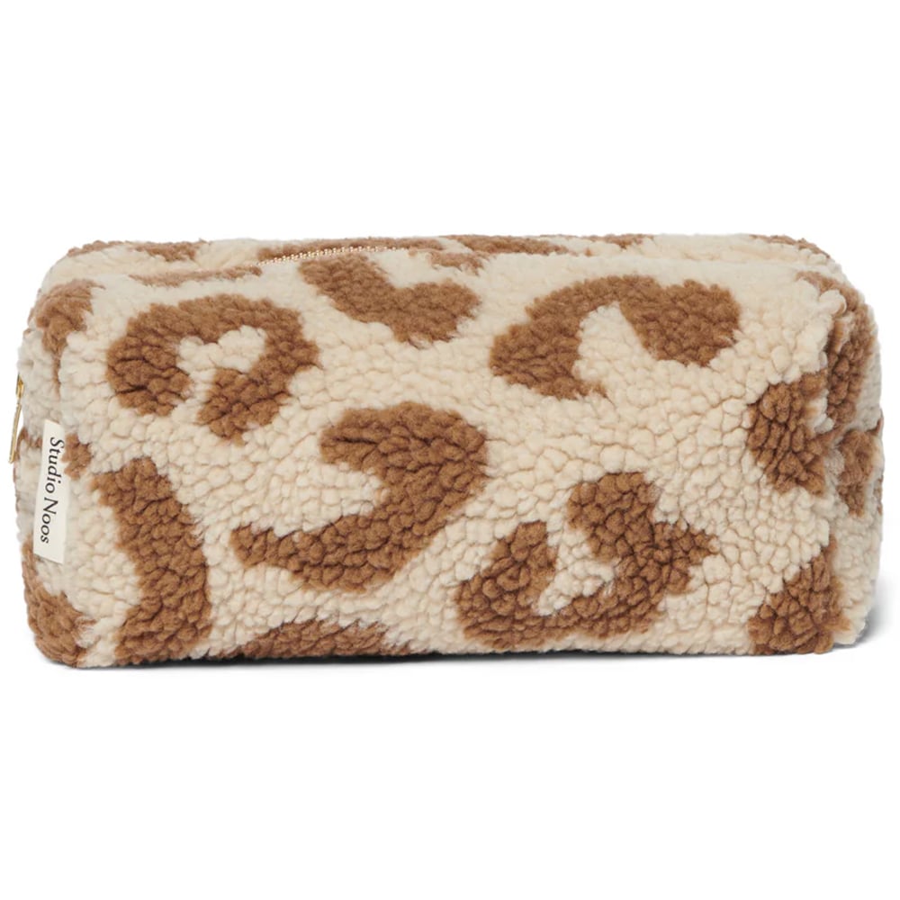 Studio Noos Etui - Ecru Leopard Teddy Studio Noos