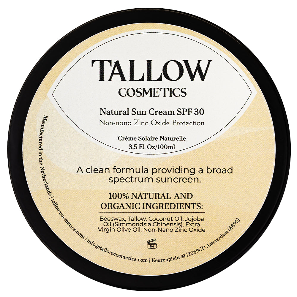 Tallow Cosmetics Natuurlijke Zonnebrandcreme Tallow Cosmetics