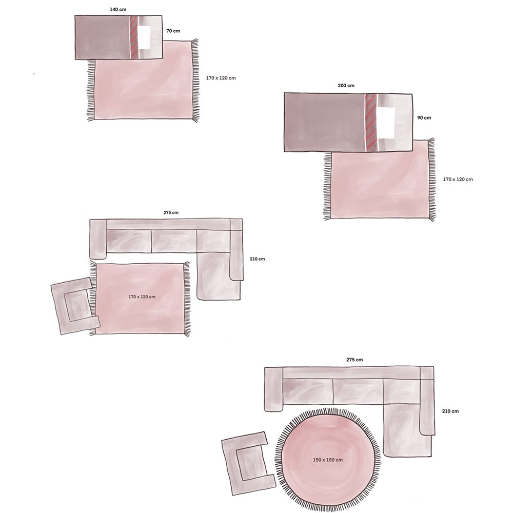 Tapis Petit Vloerkleed 120x170 cm Tea TIme Tapis Petit