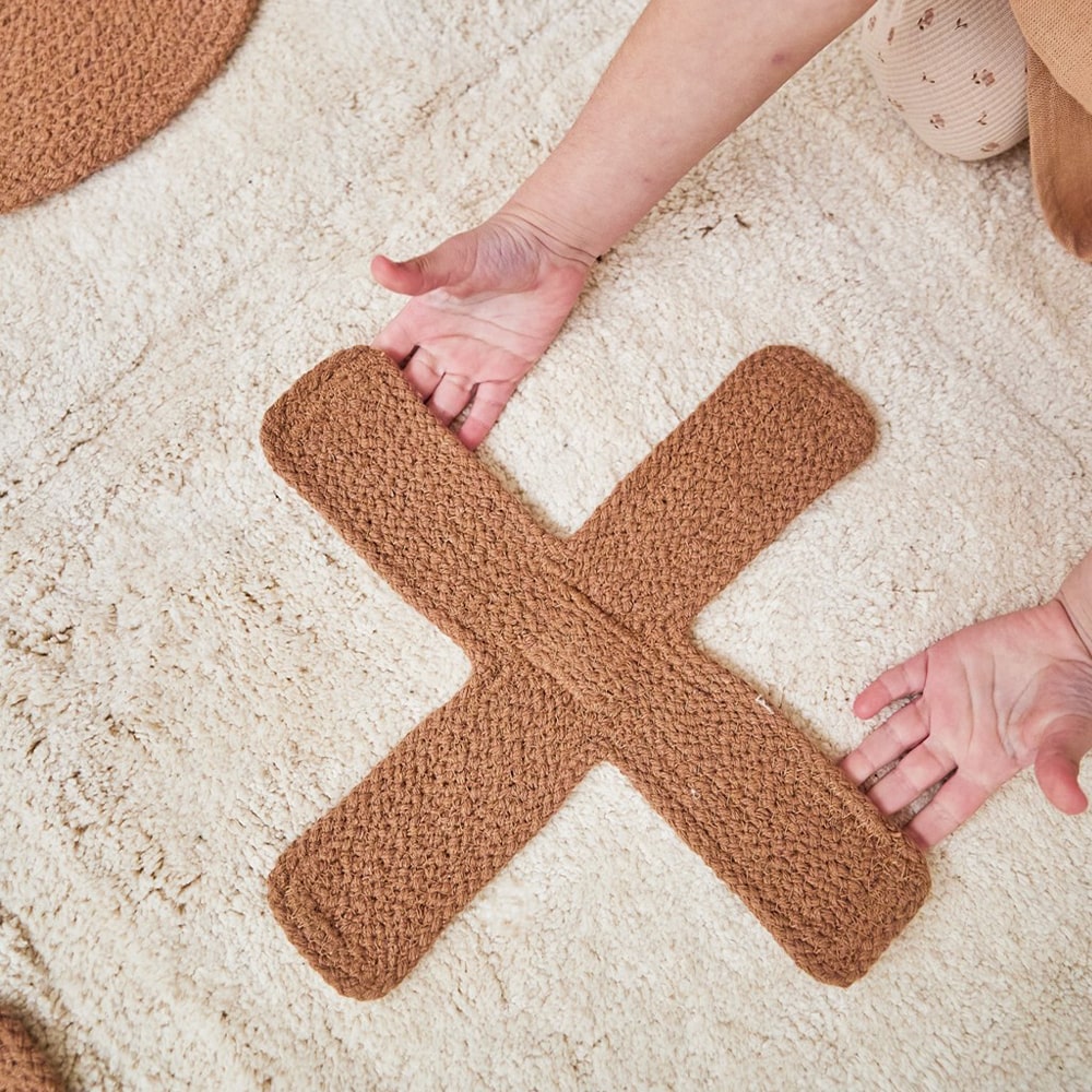 Tapis Petit Vloerkleed Tic Tac Toe 120x120 Tapis Petit